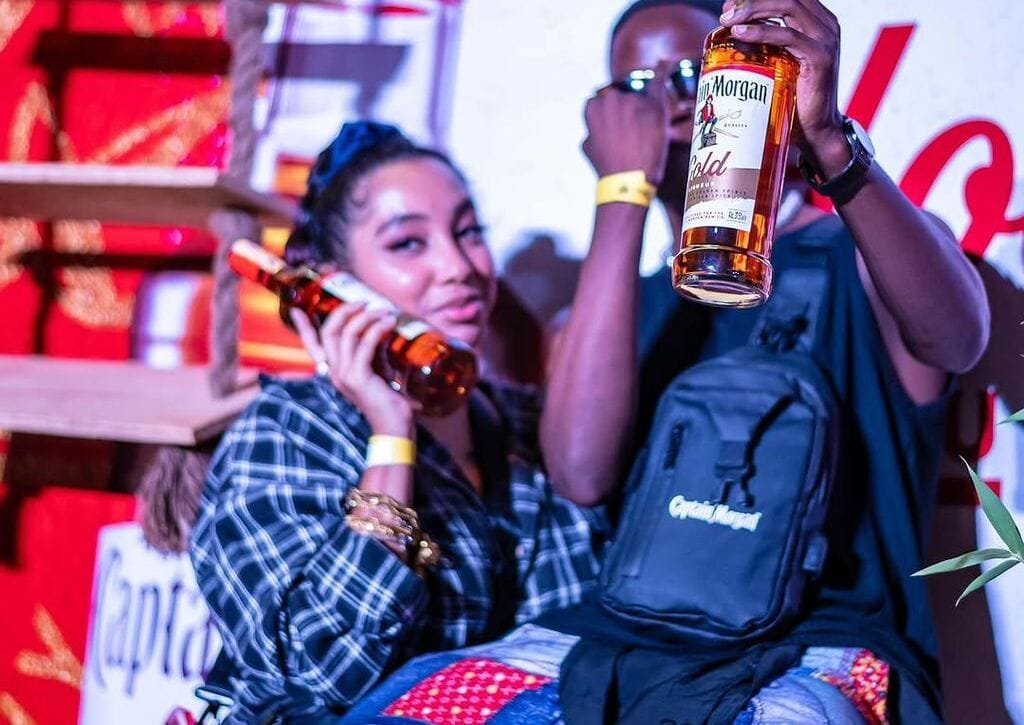 Revellers enjoyed captain morgan