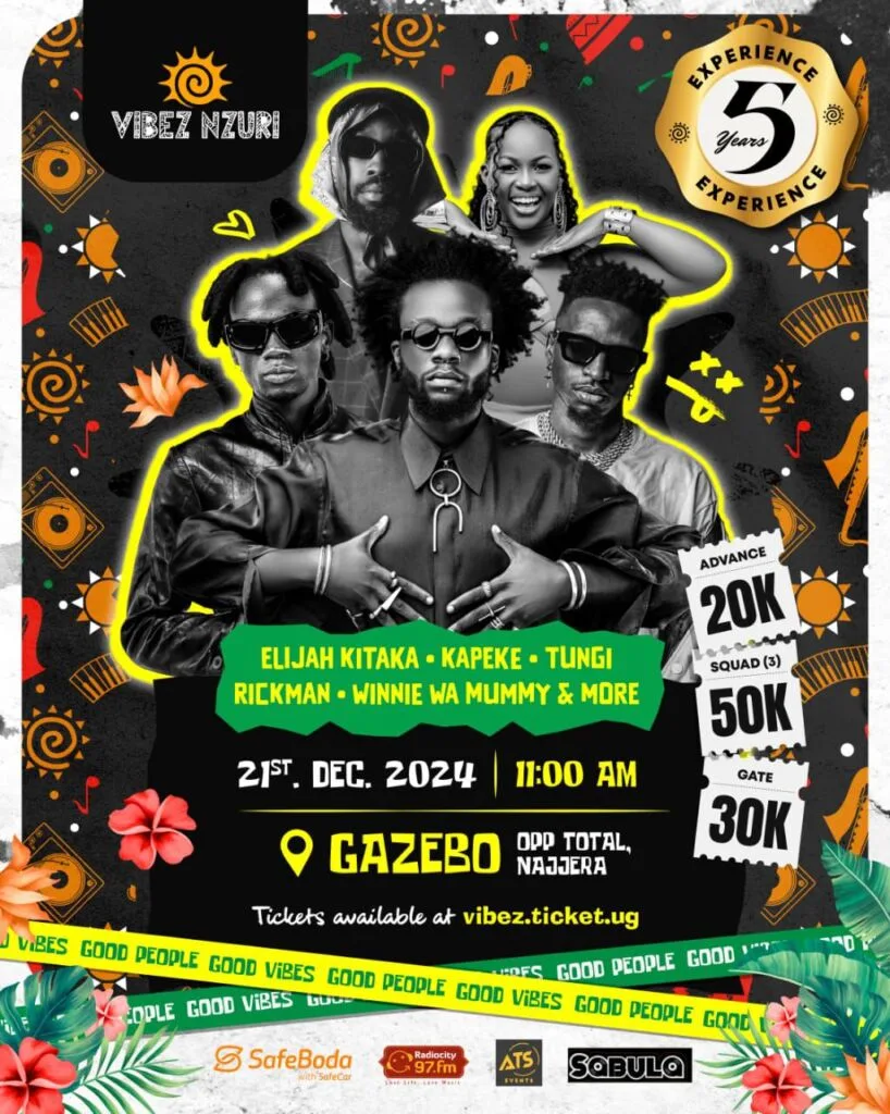 Elijah Kitaka will headline Vibez Nzuri fifth anniversary