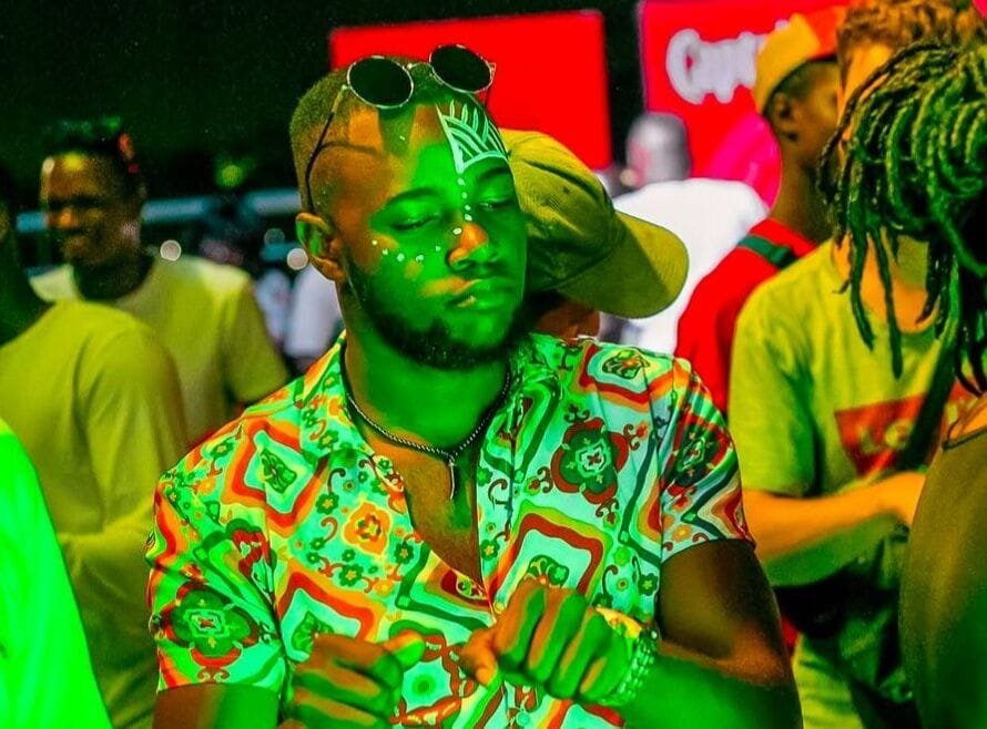 A reveller at a previous Vibez Nzuri event