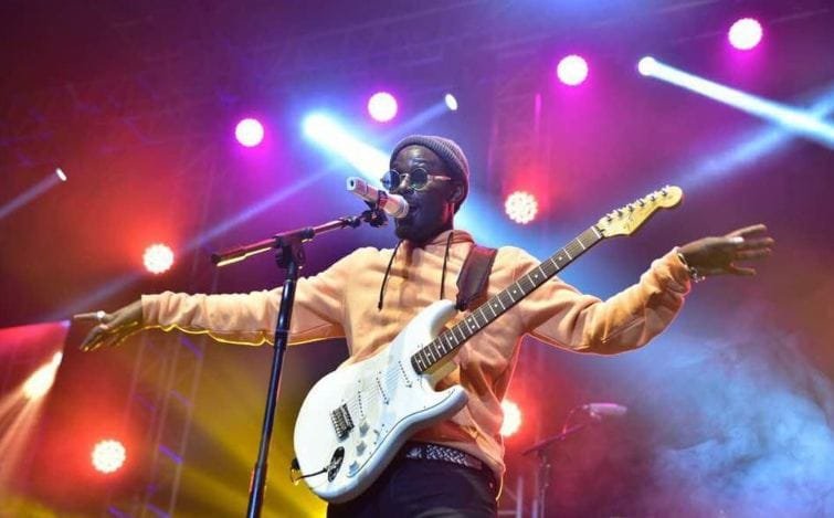 Maurice Kirya performing at a previous concert.