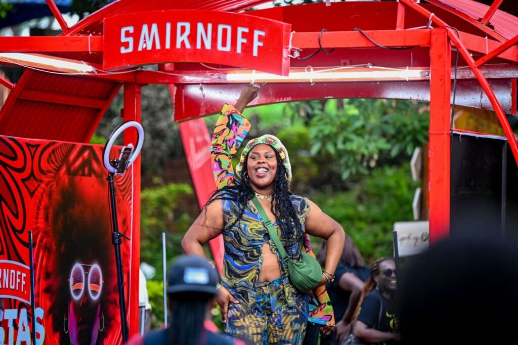 A reveller at Nyege Nyege