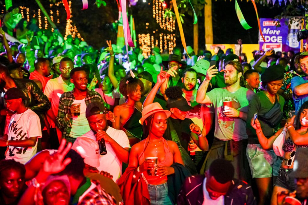 Revellers enjoying Nyege Nyege
