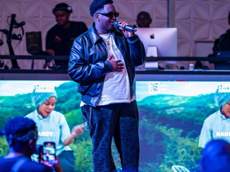 Joshua Baraka at the Trace Awards Tour Uganda.