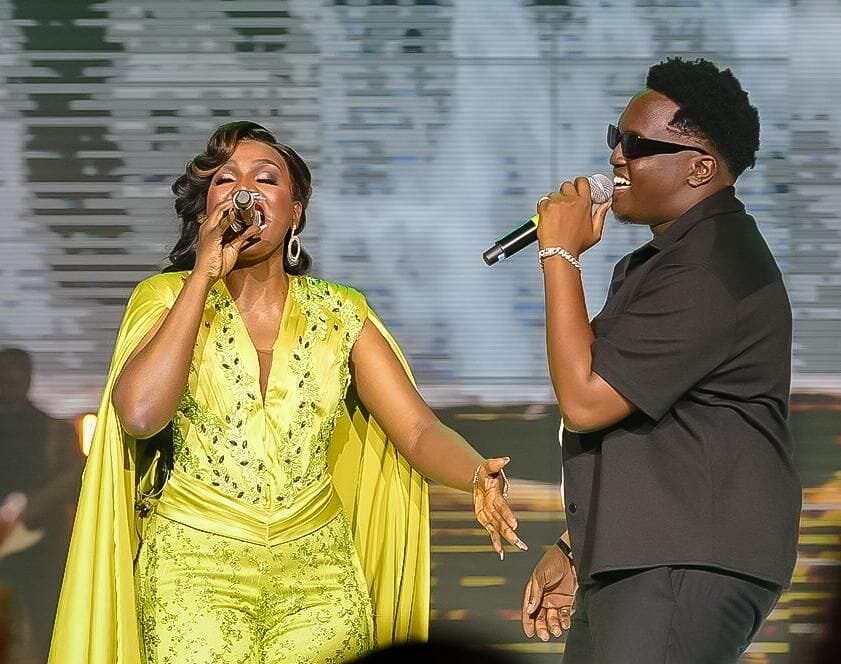 Joshua Baraka performs with Naava Grey