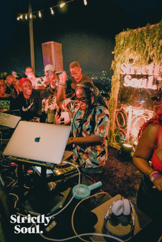 DJ Salma playing at the Golden Hill edition in December 2024.