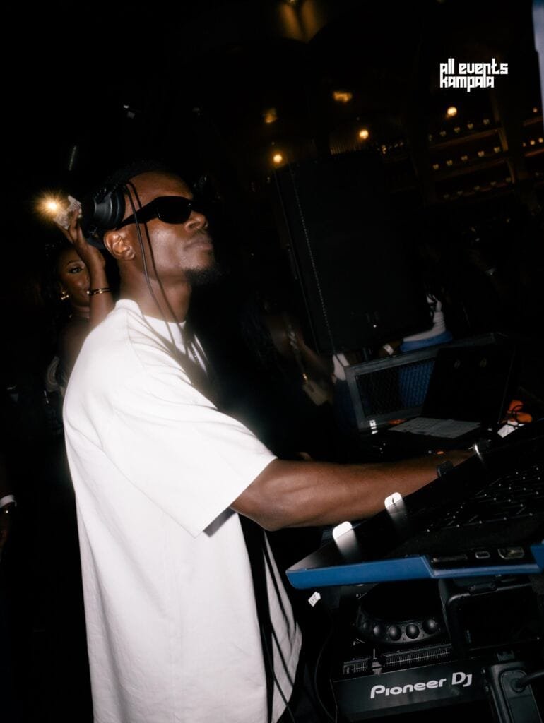 DJ Anselm cooking.