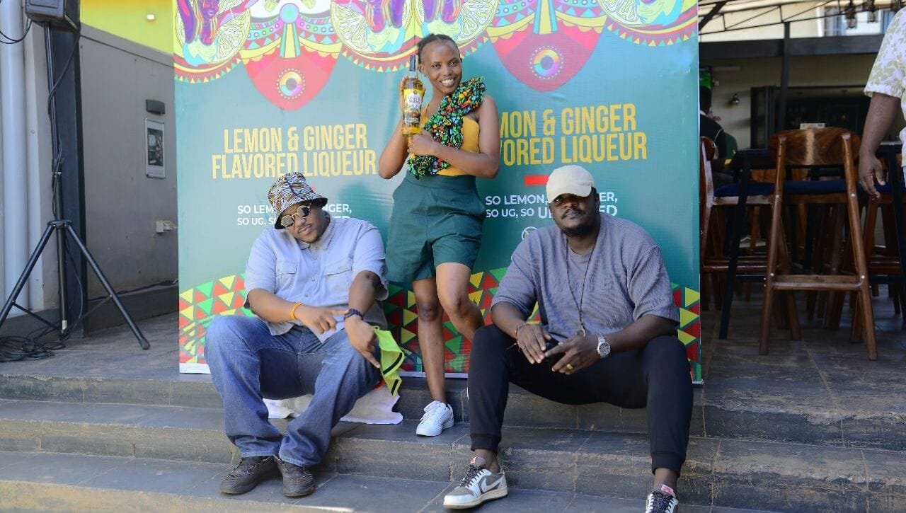 The Mith and Albert Katruguma at the cook off that launched the Uganda Waragi Ndeku Nyama Choma Festival