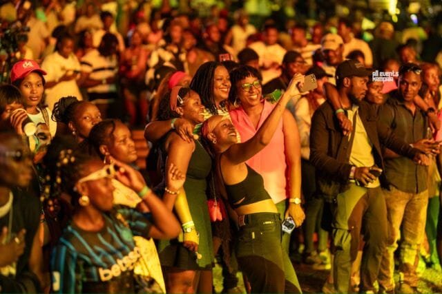 Revellers at Jameson Hangout at Ndere Cultural Center.