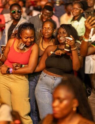 Revellers at Jameson Hangout at Ndere Cultural Center.