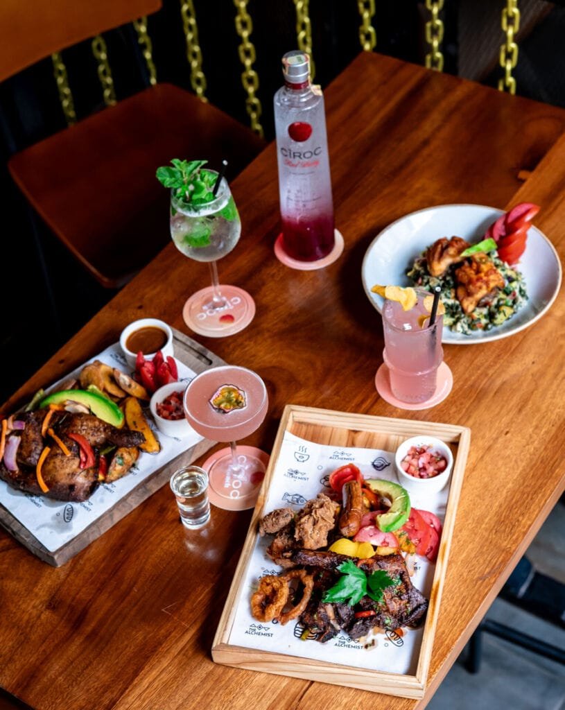 The Alchemist Drunch by Ciroc menu is one to live for.