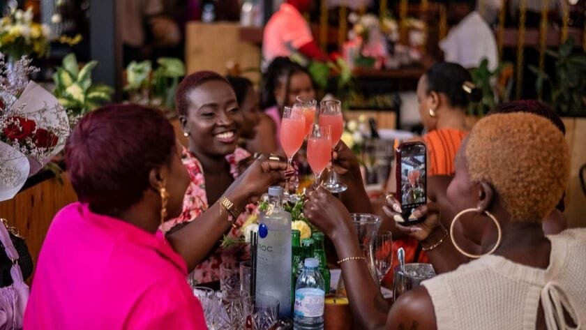 Revellers at The Alchemist Drunch By Ciroc