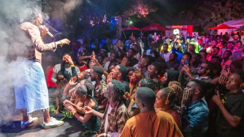 Kitaka of Swangz Avenue performs at Vibez Nzuri
