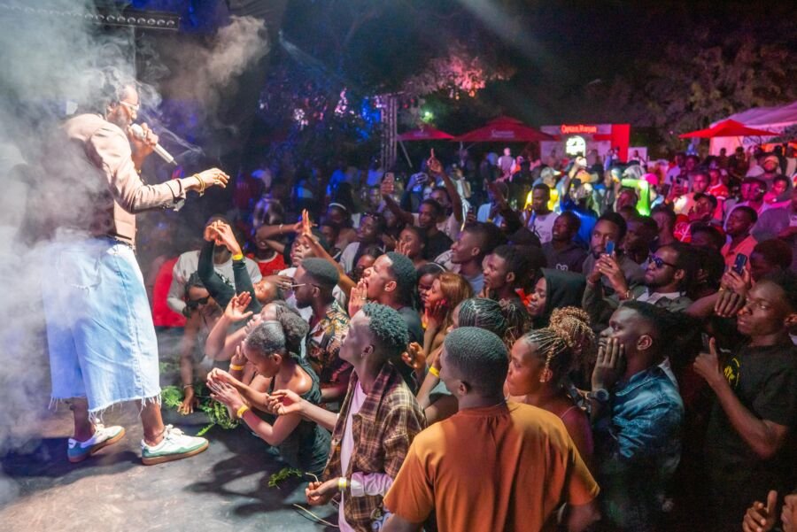 Kitaka of Swangz Avenue performs at Vibez Nzuri
