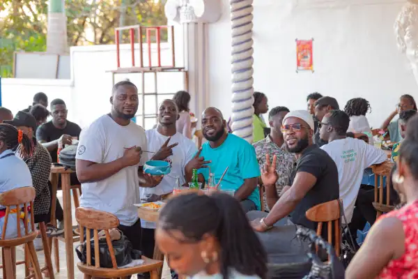 Revellers at a previous edition