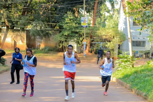 Runners tackle the hills of Kampala