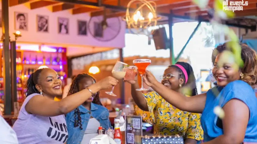 Kampala Ladies enjoying themselves at The Alchemist