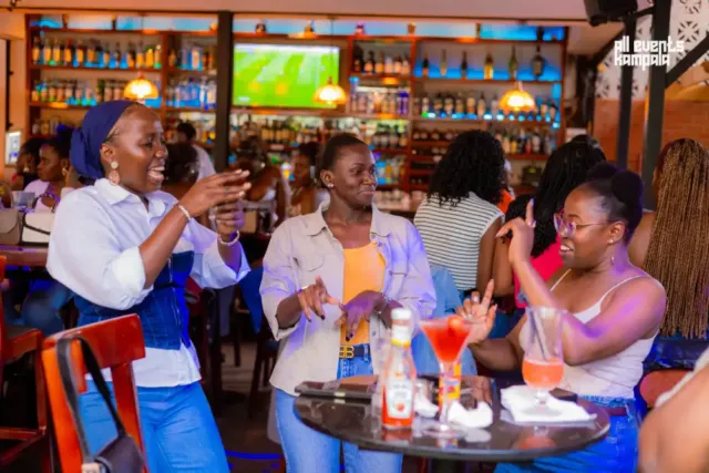 Kampala Ladies enjoying themselves at The Alchemist