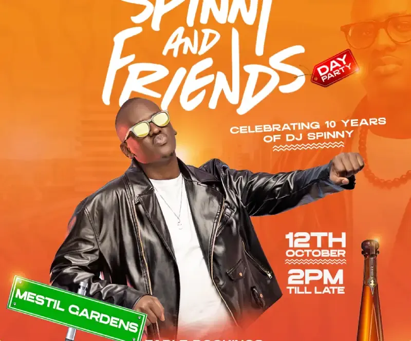 DJ Spinny will host Spinny and Friends