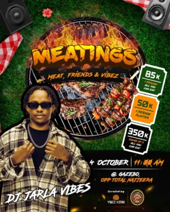 Meatings, Meat, Friends & Vibez