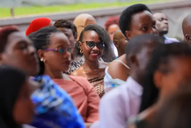 Guests at Reach a Hand Uganda Offices in Lungujja