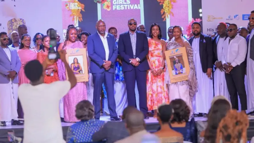 Omukama Oyo and Princess Komuntale at Reach A Hand Uganda