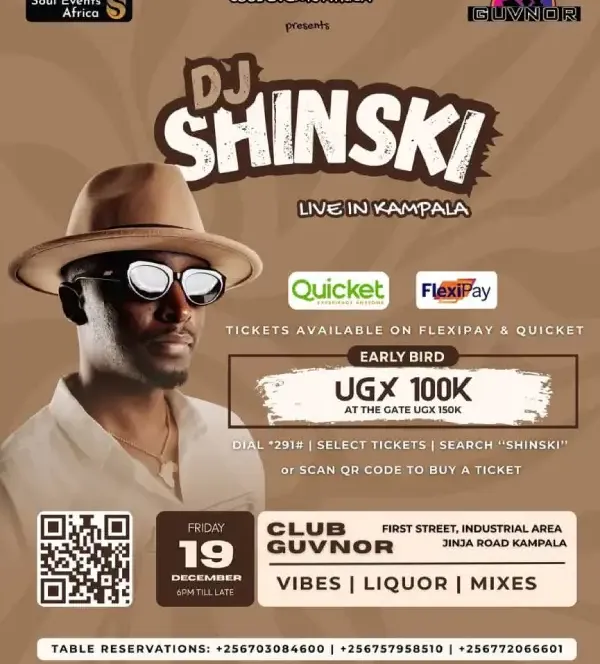 DJ Shinski Live in Kampala