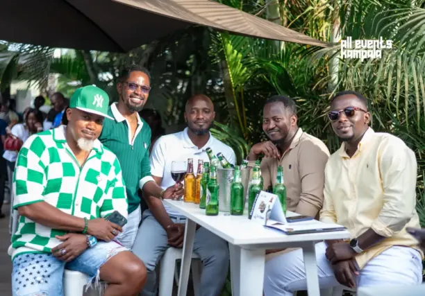 Revellers enjoying fairway