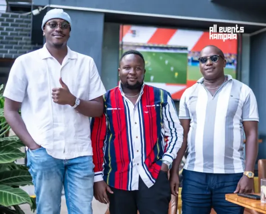 Revellers enjoying fairway