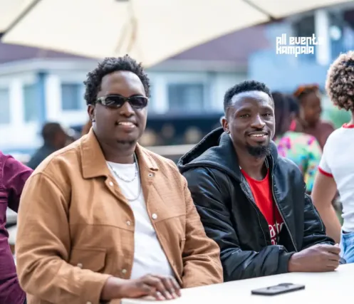 Joshua Baraka and Rickman enjoying