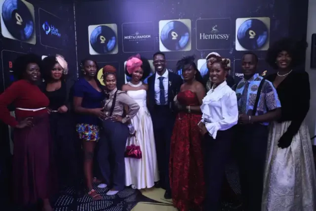 Film makers and guests enjoy the night