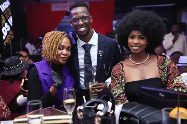 Film makers and guests enjoy the night