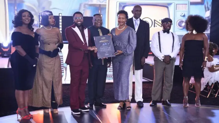 Film makers receiver awards at the iKON Activate Uganda 2025