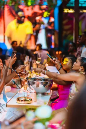 Revellers enjoys a great Sunday evening in Kampala