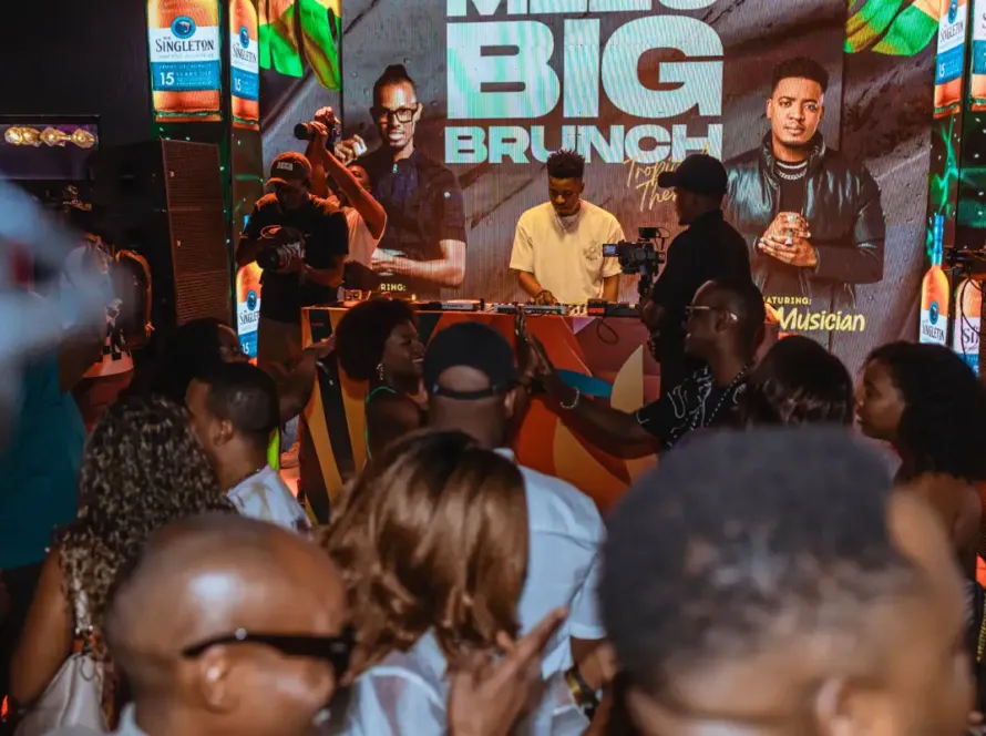 Sun-El Musician performs for the revellers