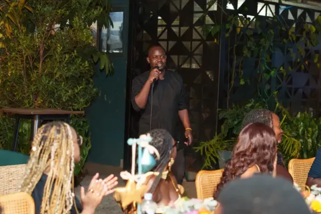 Revllers enjoy the night