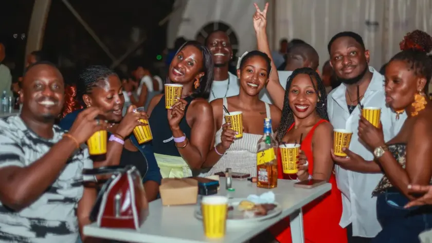 Revellers at a previous Strictly Soul Kampala edition at Mestil Gardens.