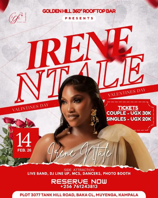 Irene Ntale Live On Valentine’s Day Concert at Golden Hill