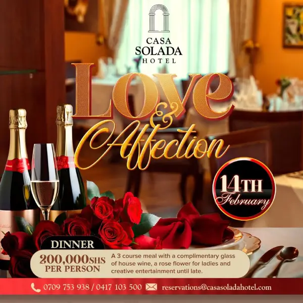 Love & Affection Valentine’s Dinner at Casa Solada Hotel