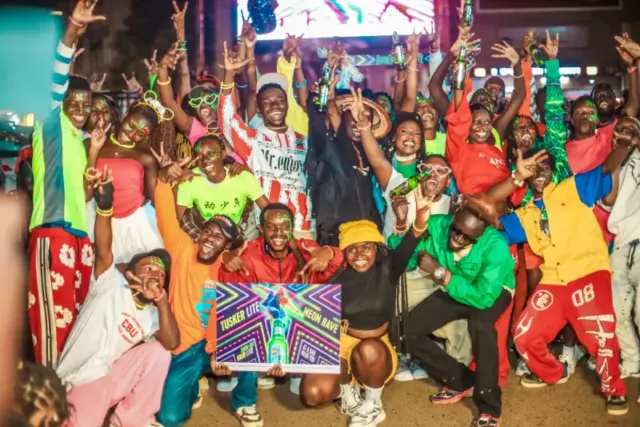 Tusker Lite Neon Raves