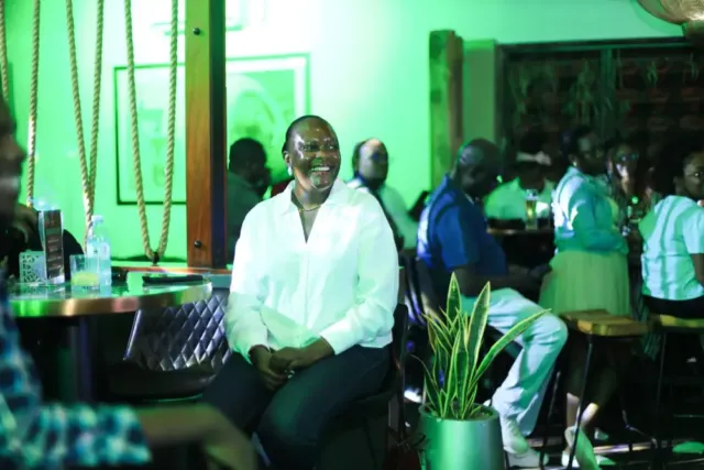 Revellers at the event at Silo