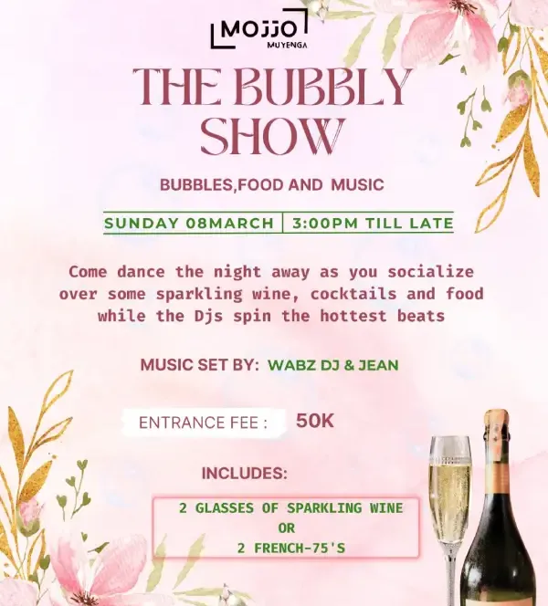 The Bubbly Show at Mojjo