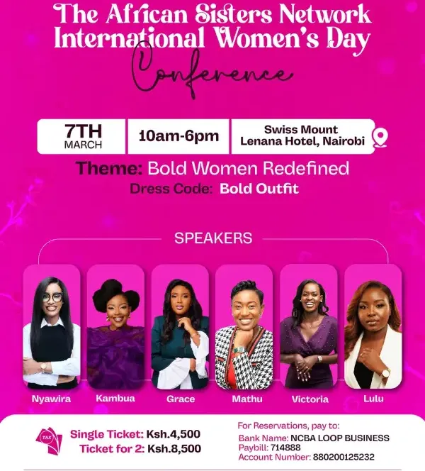 African Sisters Network International Women’s Day Conference Nairobi