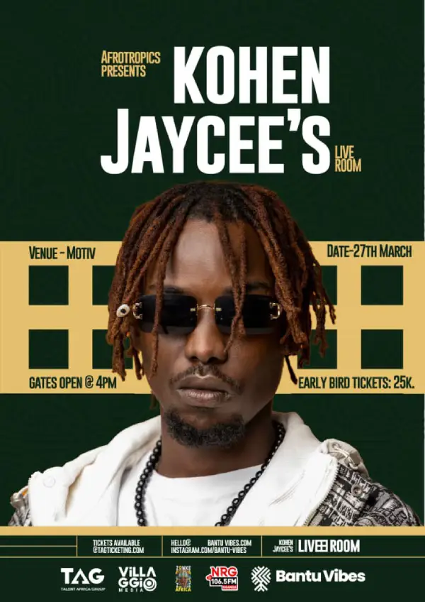 Kohen Jaycee Live Room