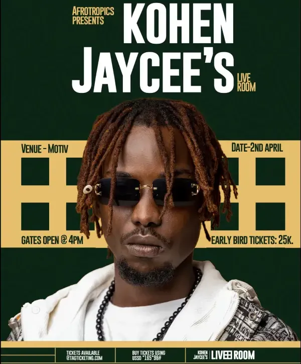 Kohen Jaycee Live Room