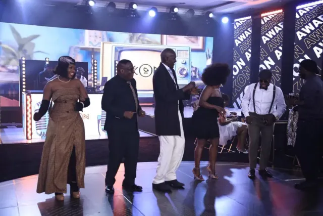 Ugandan filmmakers share a light moment during last year’s iKON Activate in Uganda iKON Awards