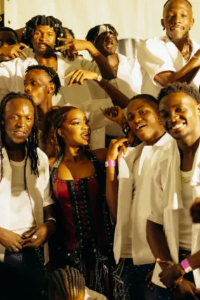 Etania at backstage before jumping on stage