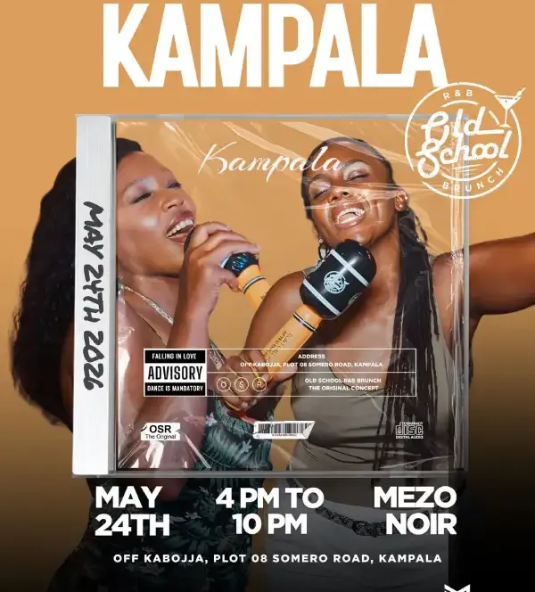 Experience the Old School R&B Brunch Kampala at Mezo Noir on May 24th, 2026. Enjoy nostalgic R&B hits, immersive entertainment, top DJs, food, drinks, and unforgettable vibes.