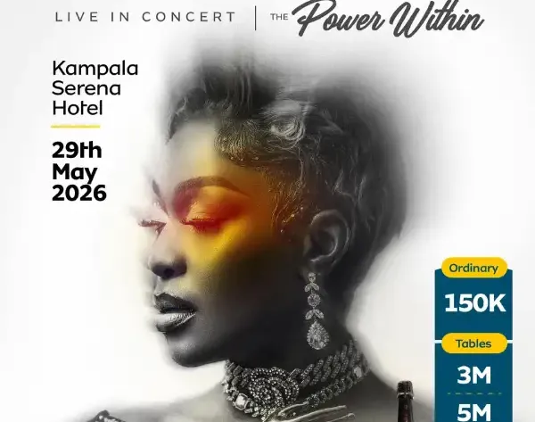 Join Karole Kasita for her Live in Concert on May 29th, at Kampala Serena Hotel for great vibes and unforgettable entertainment.