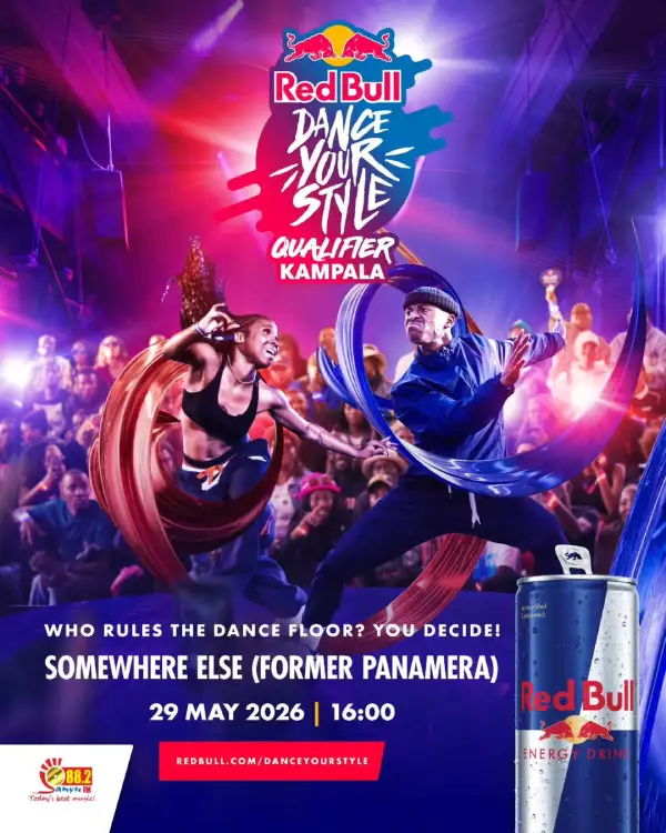 Experience Dance Your Style Kampala on May 29th, 2026 at Somewhere Else Kampala and enjoy an unforgettable Red Bull-powered experience.