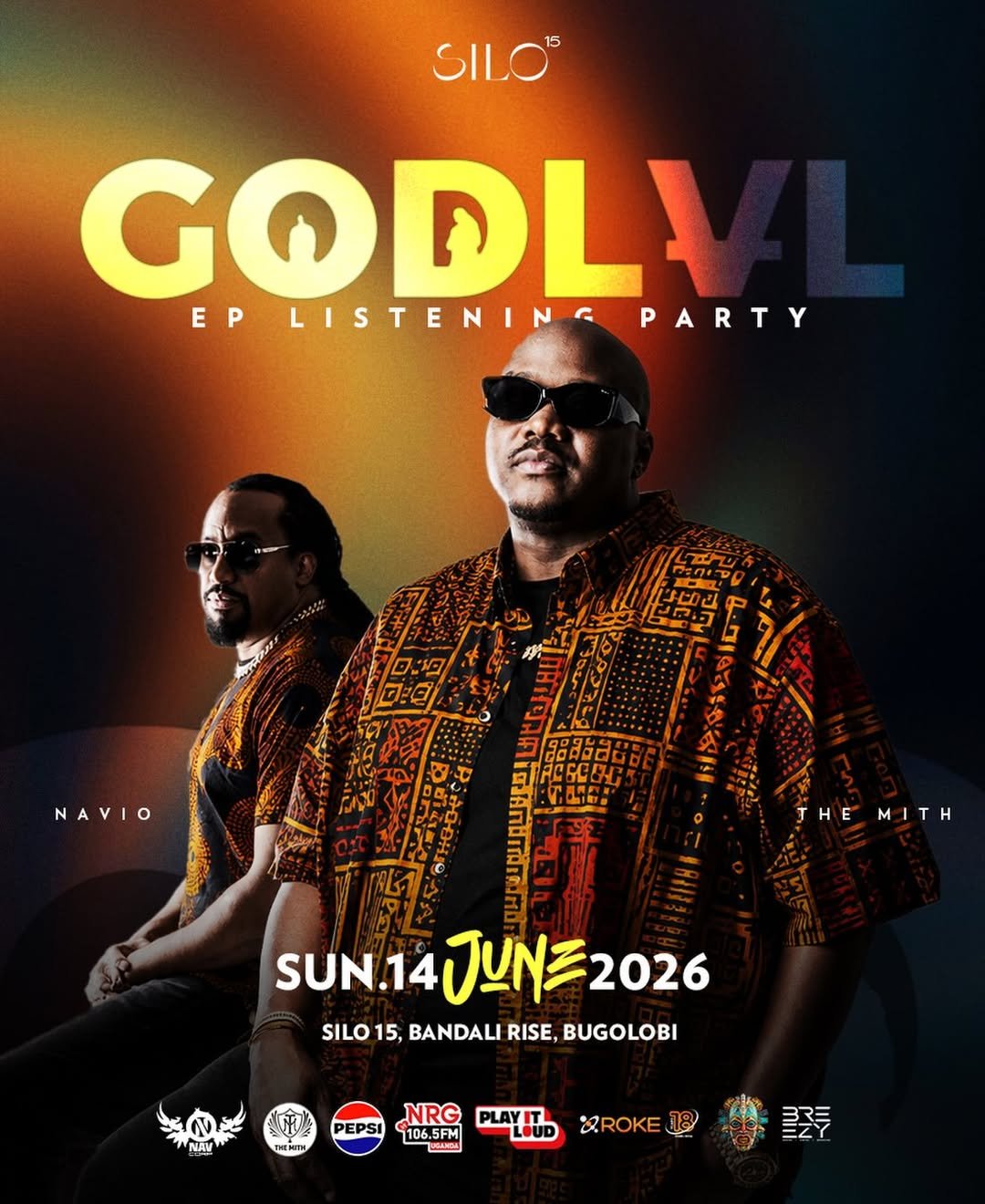 Experience the Godlvl EP Launch by Navio and The Mith on Sunday, June 14, at Silo 15. Enjoy an unforgettable night of live hip-hop.